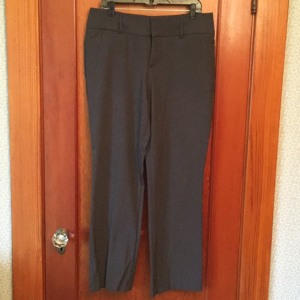 Charcoal dress pants, 12
